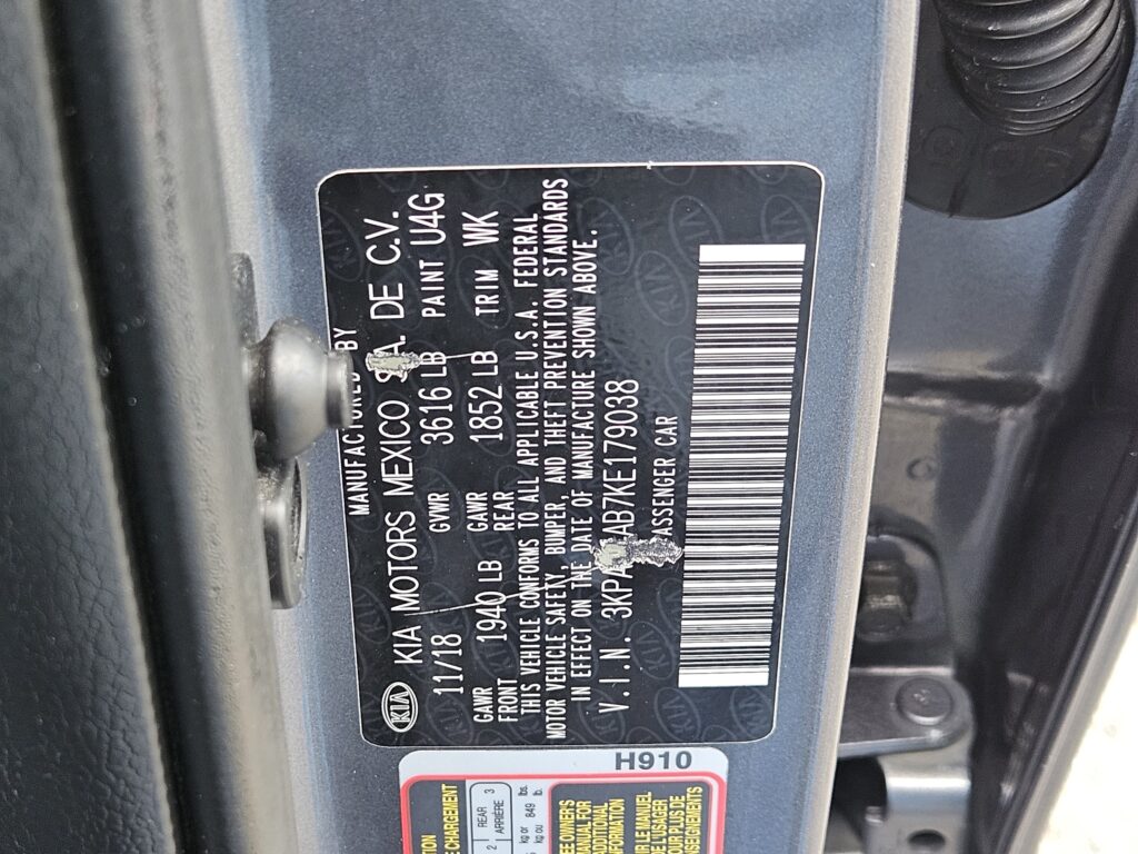 2019 Kia Rio S